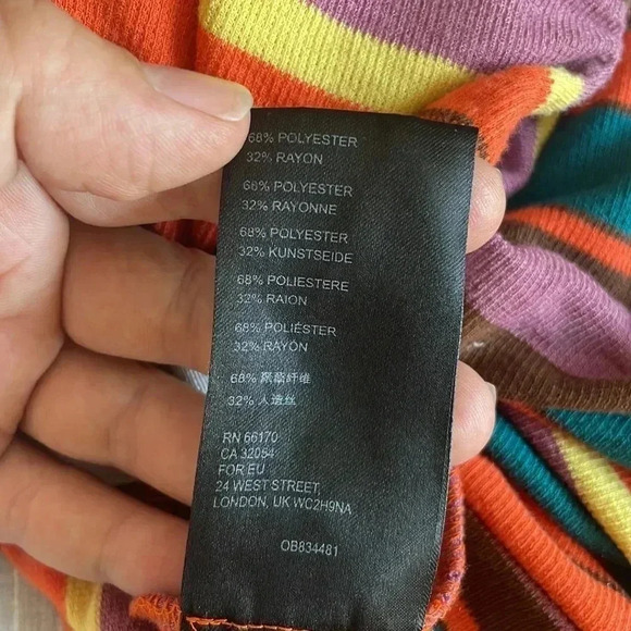 4/$25 Urban Outfitters Bali Flare Leg Striped Pants Sz XS - Picture 7 of 7